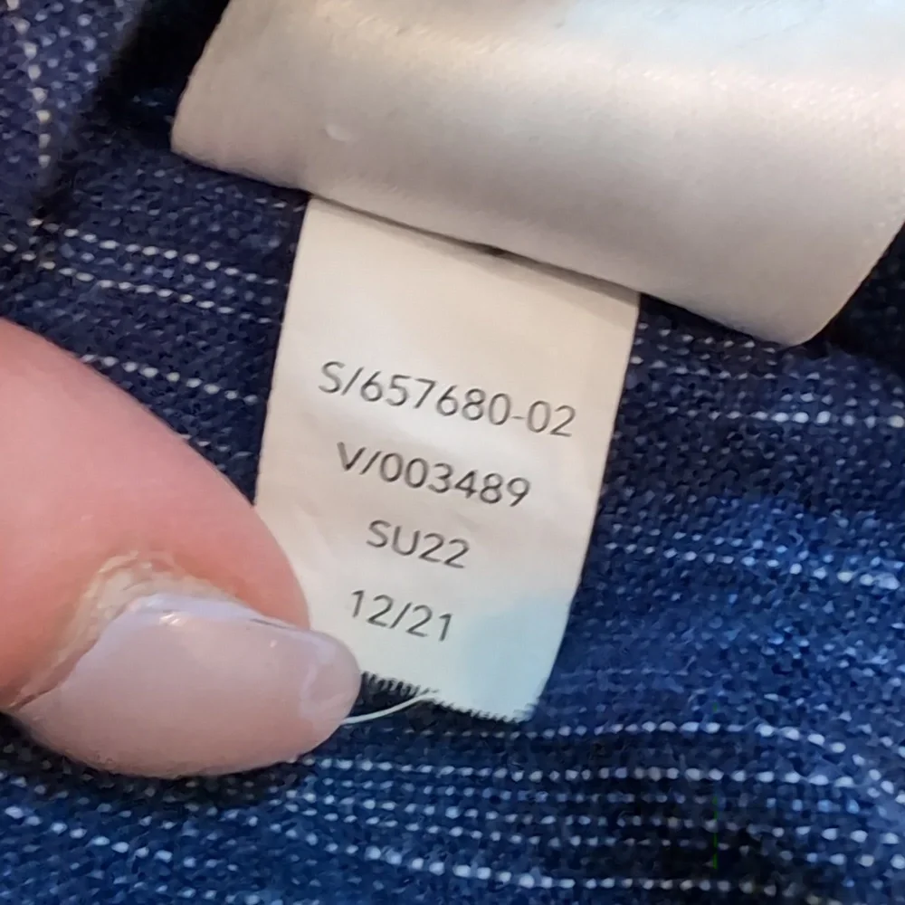 Athleta Navy Blue Wide-Leg Drawstring Track Pants - Picture 8 of 9